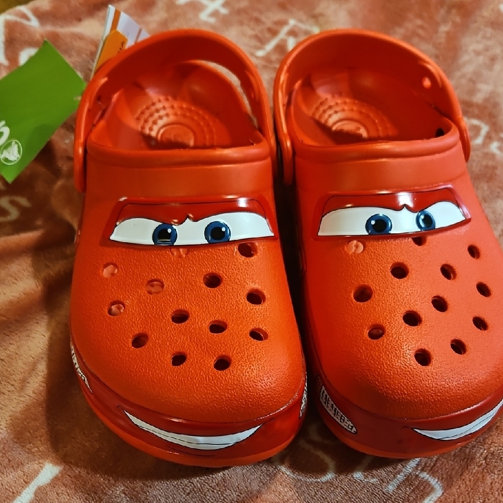 CROCS Red Kids' Character Slip-On Clogs